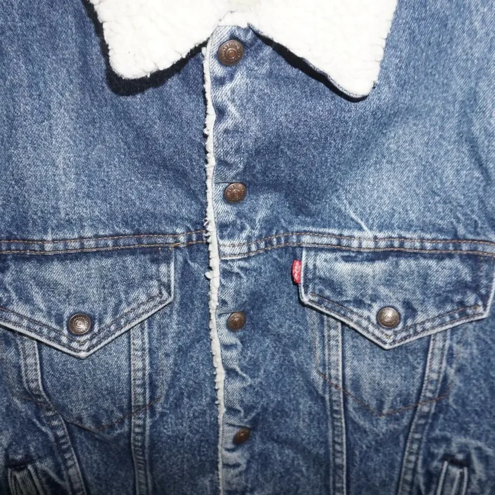 S - Vintage Y2K Levi's Jackets Coats button bomber jacket